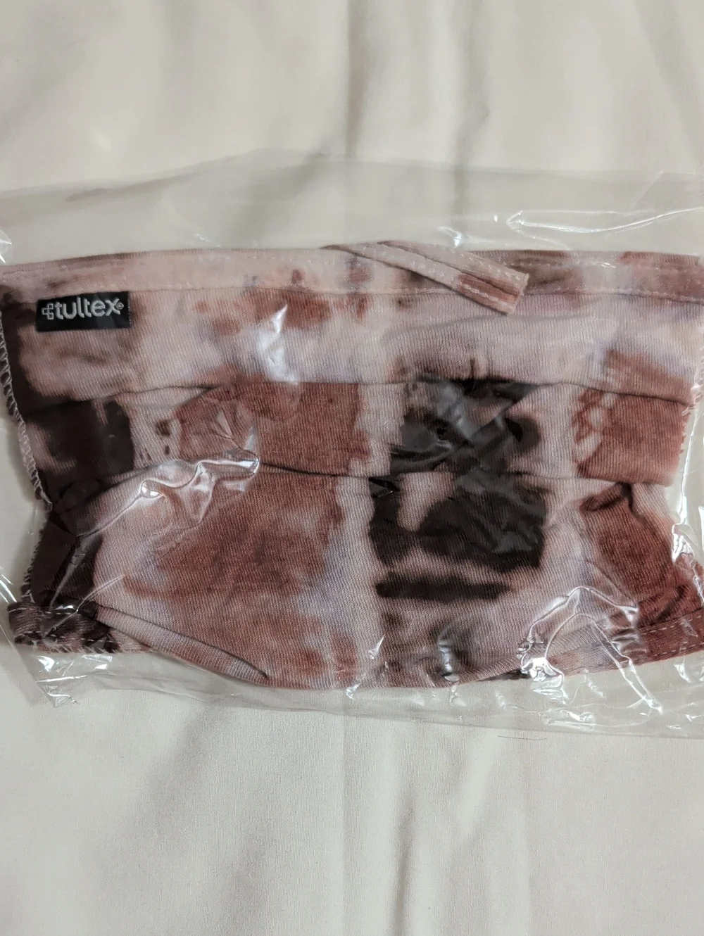 NWOT (004) Tultex Unisex Assorted Tie-Dye Face Masks Multi 8 Pack